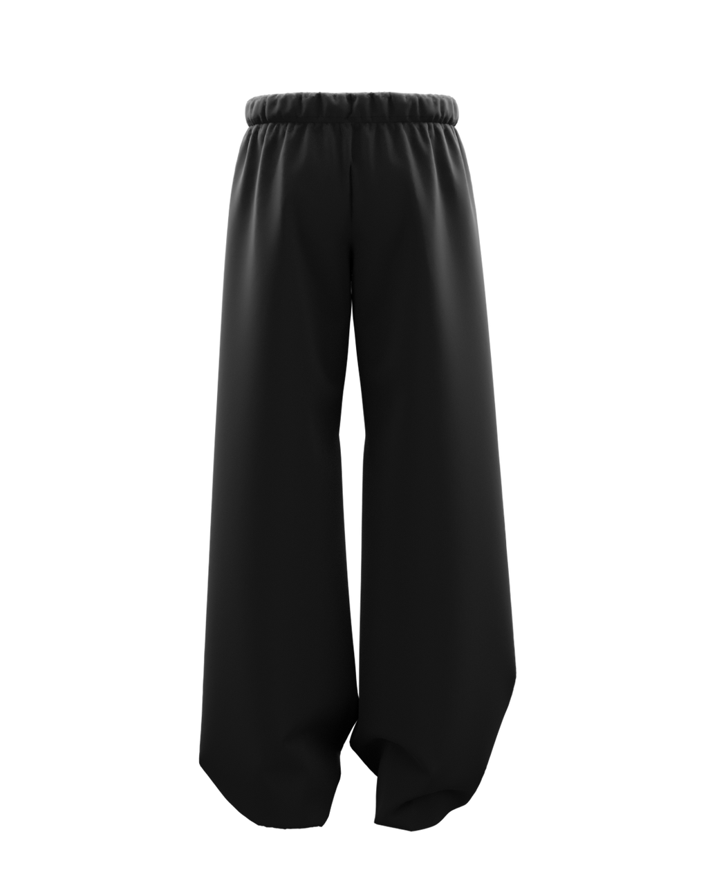 Basic Black Genrage Baggy Pants