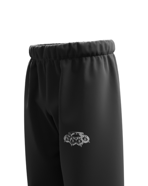 Basic Black Genrage Baggy Pants
