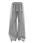 Basic Grey Genrage Baggy Pants