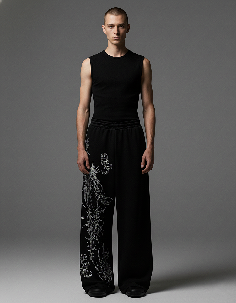 Decay Unisex Straight Fit Baggy Pants