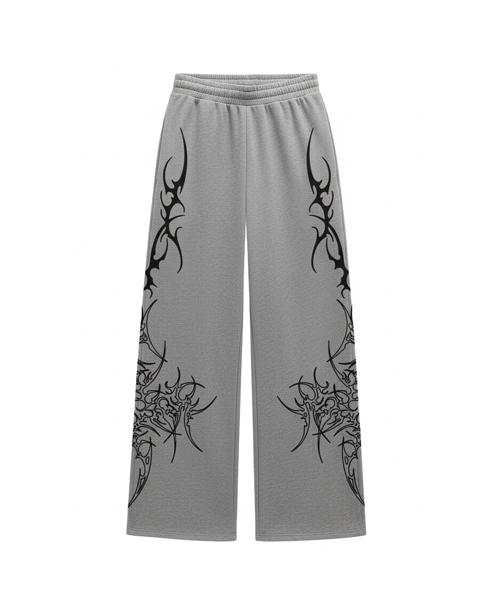 Greysigil Melange Unisex Straight Fit Baggy Pants