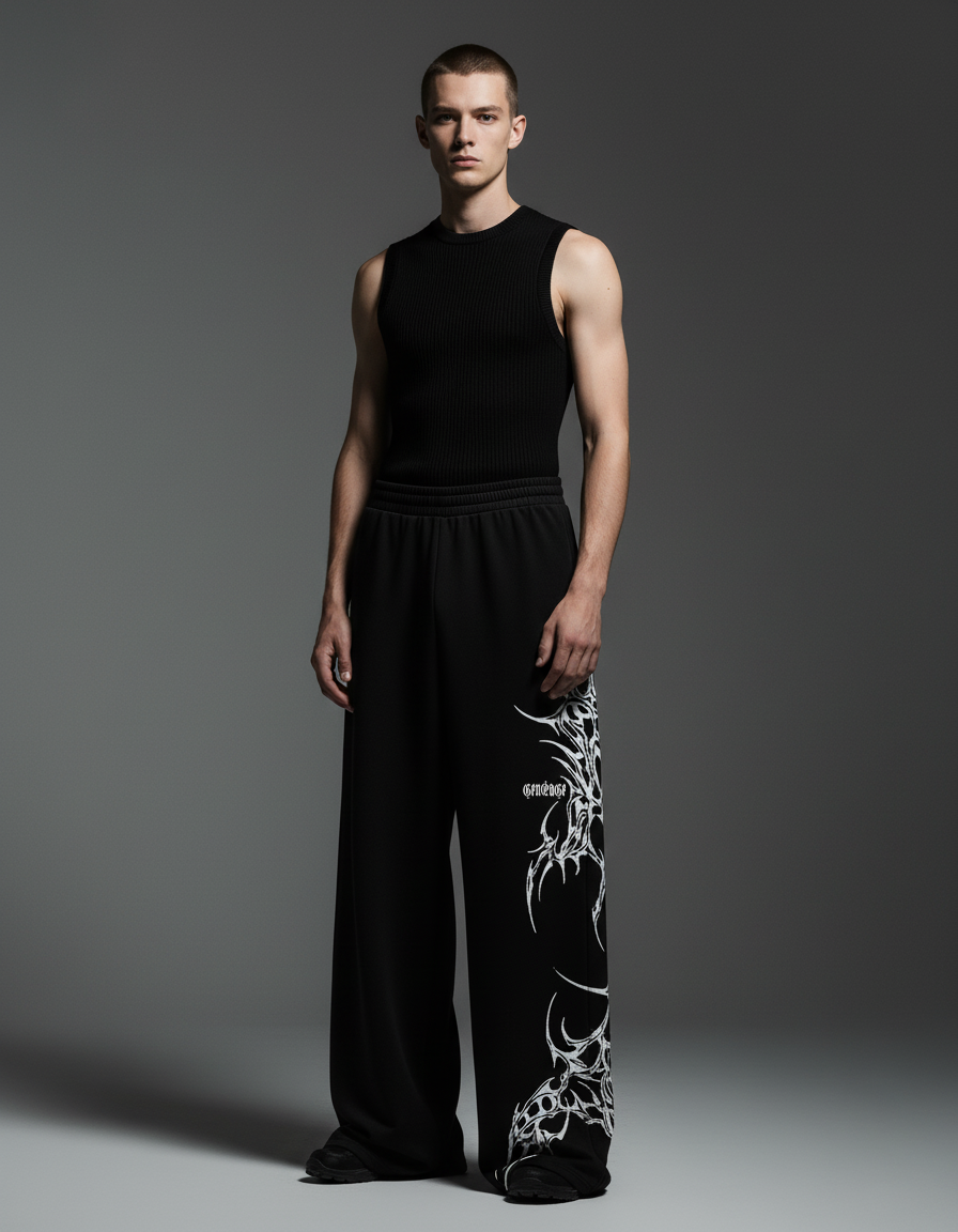 Renaissance Unisex Straight Fit Baggy Pants