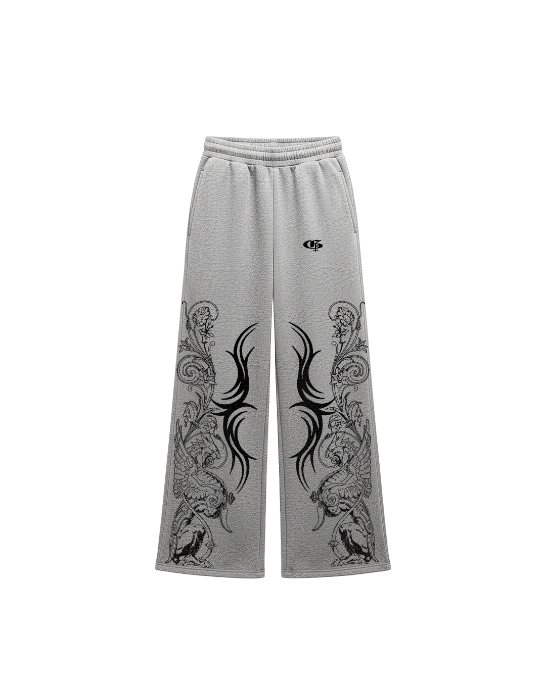 Rygor Melange Unisex Straight Fit Baggy Pants