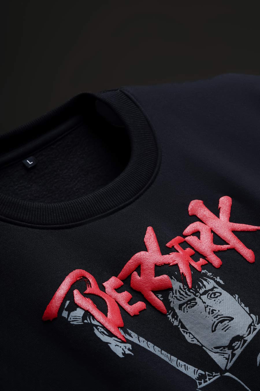 Tale Of Berserk - Anime Sweatshirt with Puff Print and Embroidery