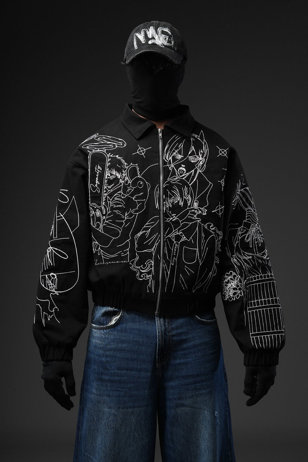 CSMAN - Fully Embroidered Denim Jacket