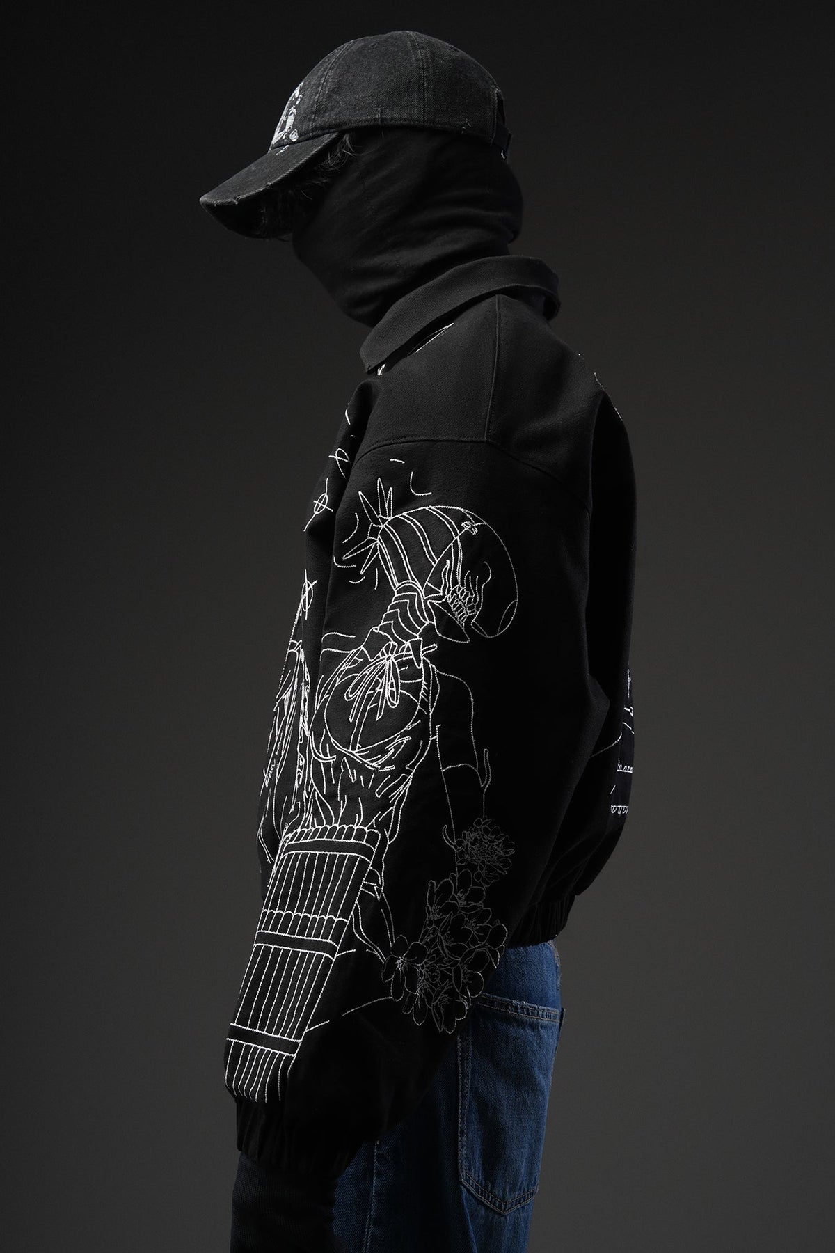 CSMAN - Fully Embroidered Denim Jacket