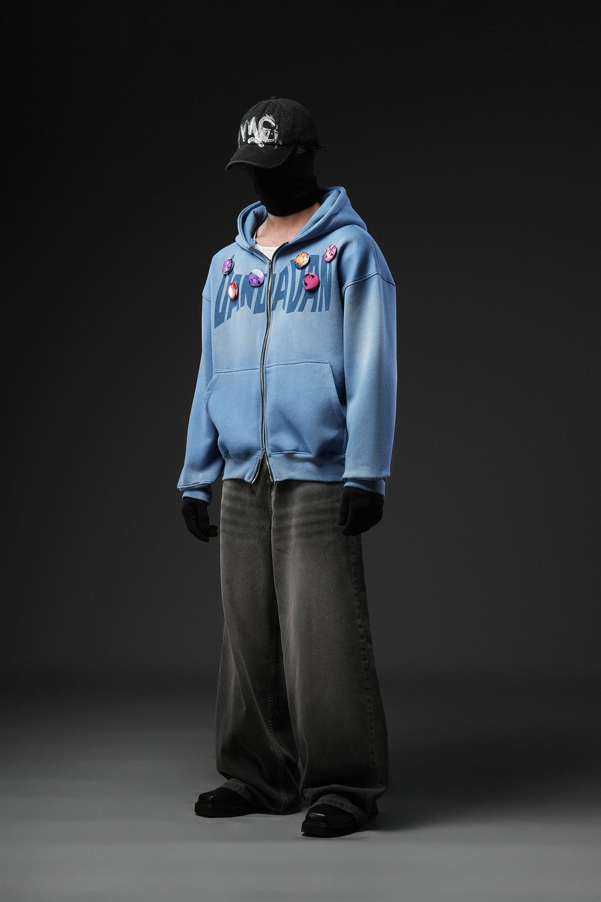 Maniacs - Blue washed Jacket (Badges Included)