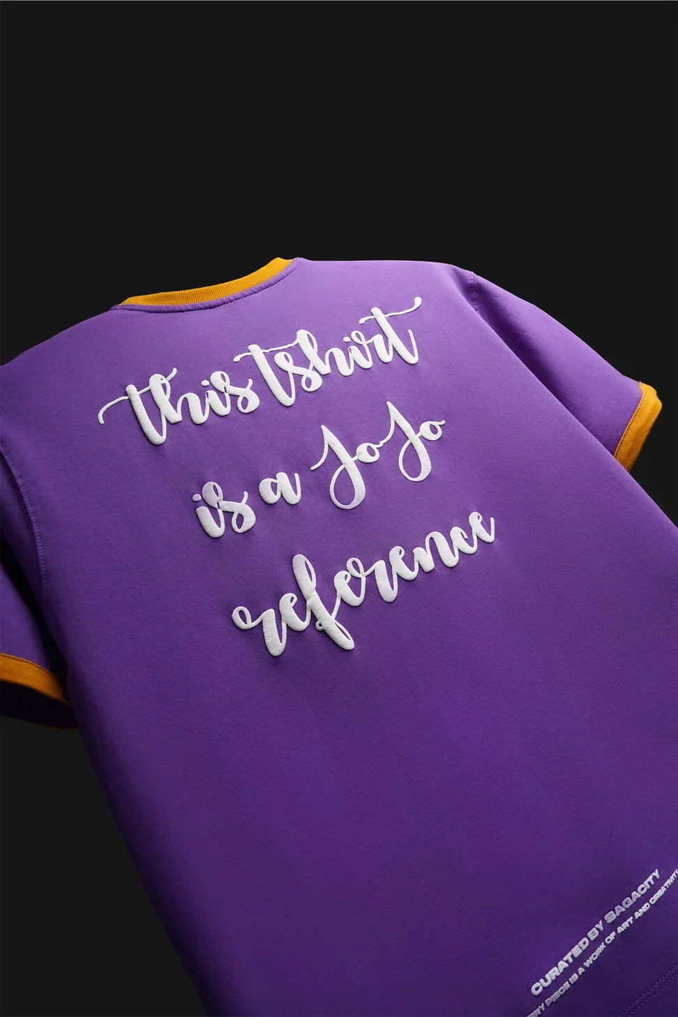 Jojo Reference - Anime Oversized T-shirt with Patchwork