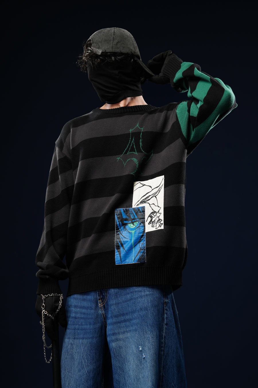 Cifer 04 - Knitted Goth Sweatshirt